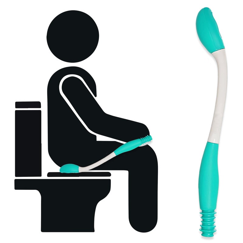 Bum Wiperâ€“ Bottom Wiper Toilet Aid â€“ Long Handle Bum Cleaner & Wiper â€“ Toilet Aids for Wiping Bottom, Elderly, Overweight, Pregnant, Disabled, Post Surgery Recover